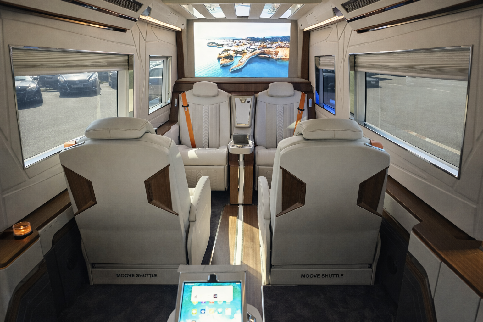VIP-Van Interieur von MOOVE Shuttle